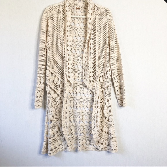 boho crochet cardigan